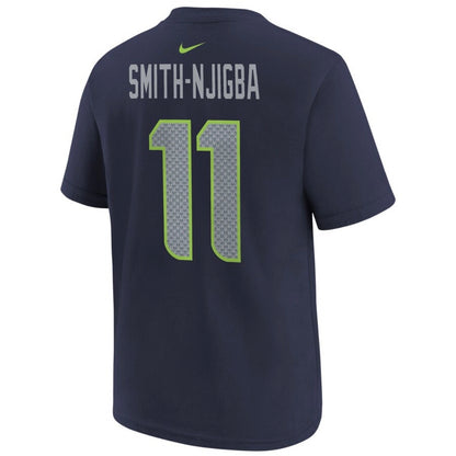 Youth Seahawks "Smith-Njigba 11" Super Bowl LX Navy Player Tee