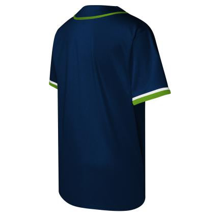 Youth Seahawks Fashion Button Up Jersey