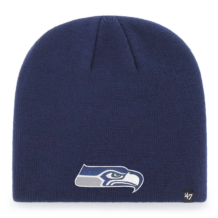 Seahawks Classic Navy Knit Beanie
