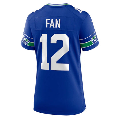 Women’s Seahawks “Fan 12” Retro Game Jersey