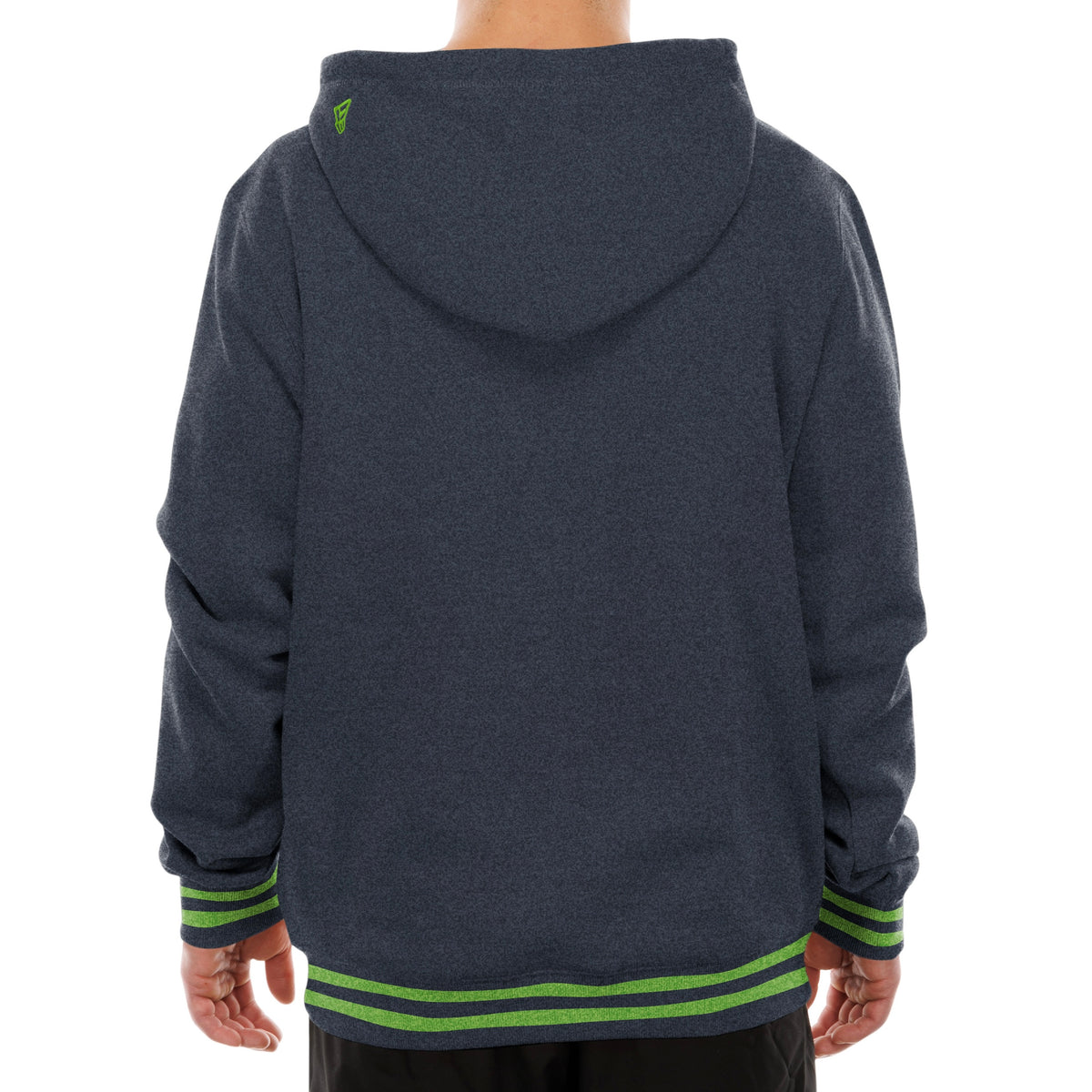 Seahawks Navy Logo Varsity Hooded Sweatshirt