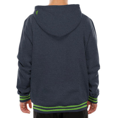 Seahawks Navy Logo Varsity Hooded Sweatshirt