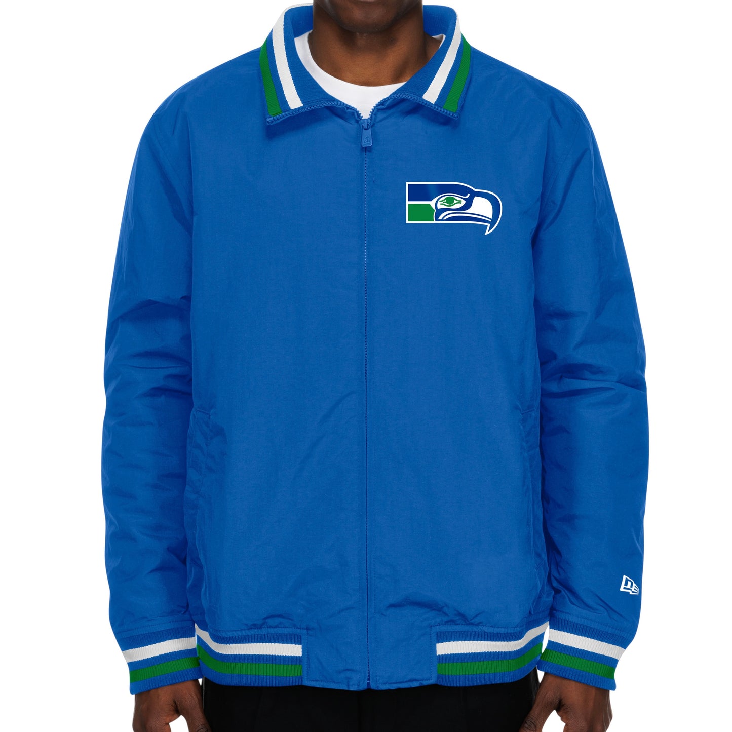 Seahawks Retro Warmup Full Zip Jacket