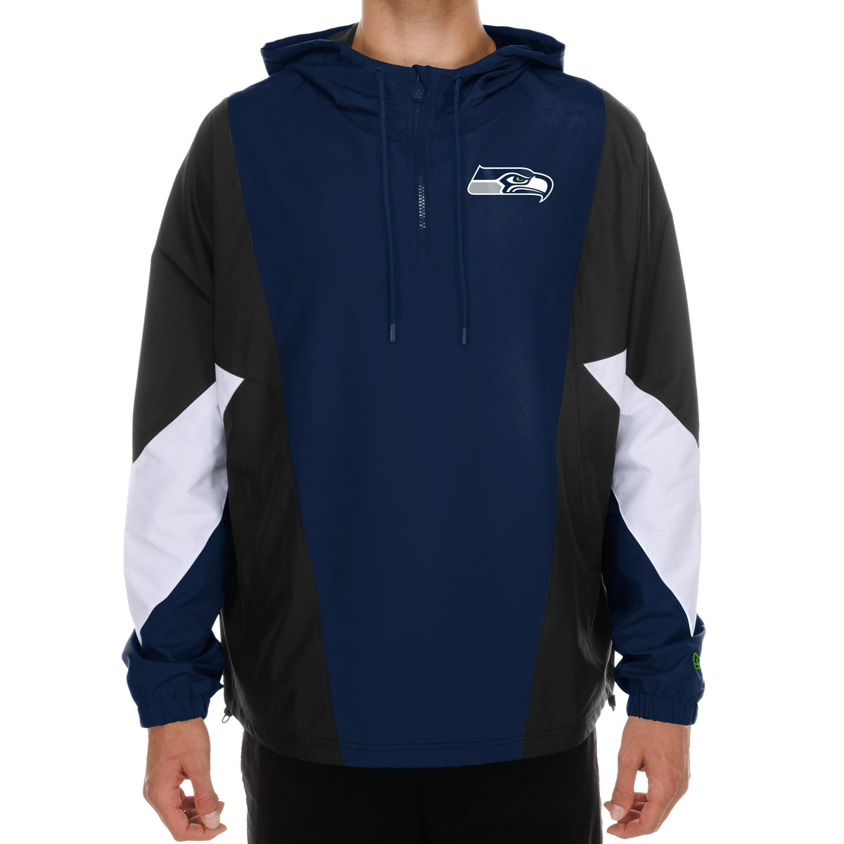 Seahawks Logo Dry-Tek PreGame 1/4 Zip Jacket