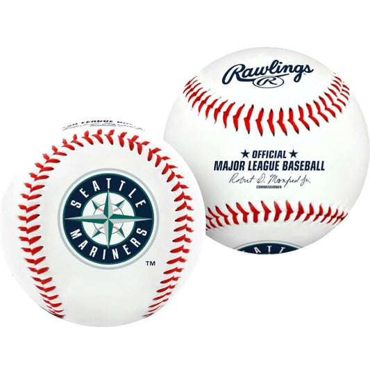 Mariners Official MLB Logo Baseball