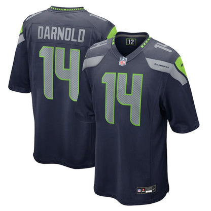Seahawks “Darnold 14” Navy Game Jersey