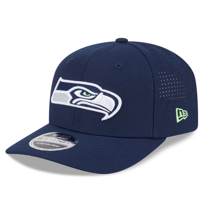 Seahawks Navy Performance Stretch-Snap Hat
