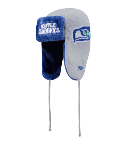 Seahawks Retro Trapper Knit Beanie