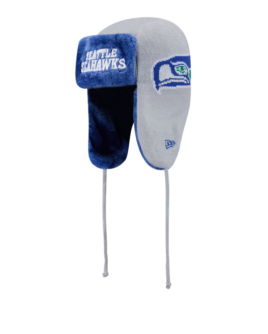 Seahawks Retro Trapper Knit Beanie