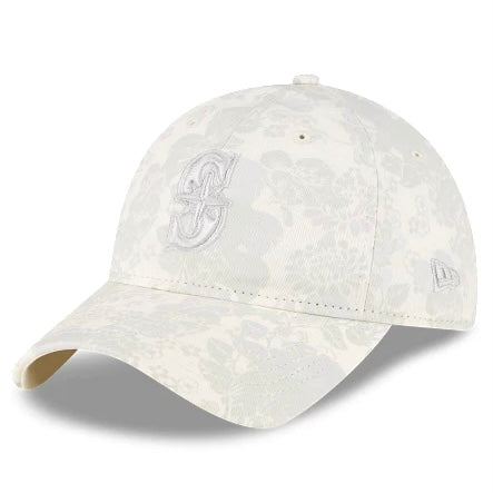 Women's Mariners Floral Print White Hat