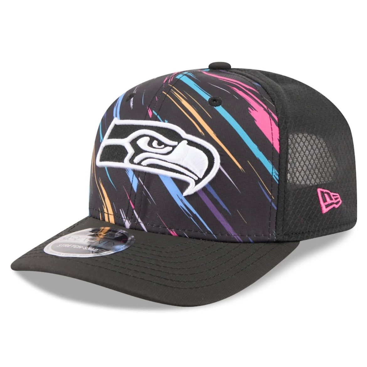 Seahawks 2026 Sideline Crucial Catch Stretch-Snap Hat