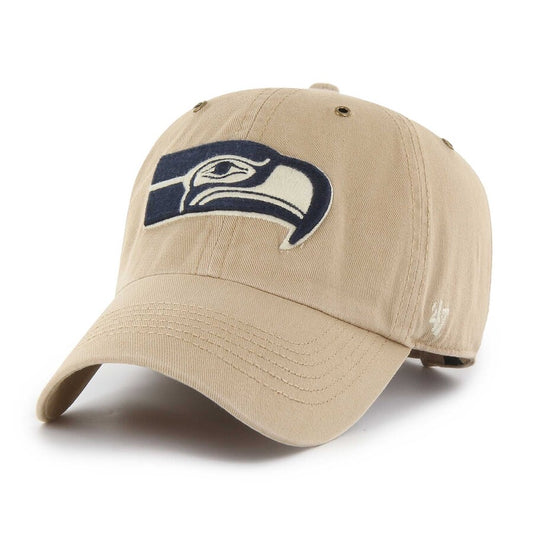 Seahawks Retro Khaki Deluxe Adjustable Hat