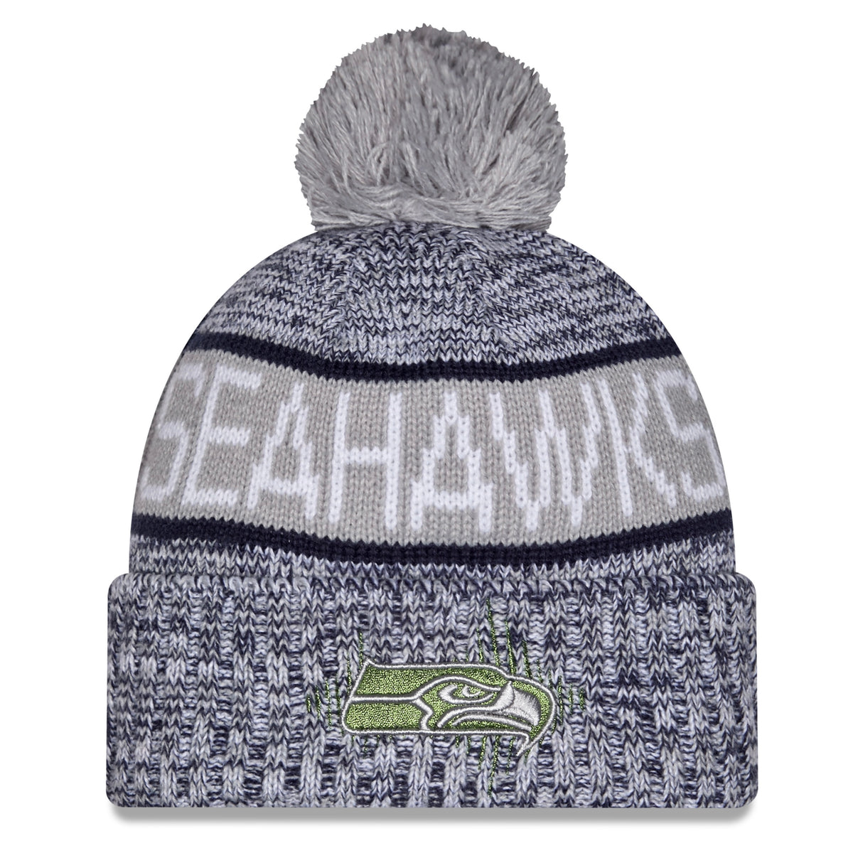 Seahawks 2026 Official Rivalry Cuffed Knit Pom Beanie