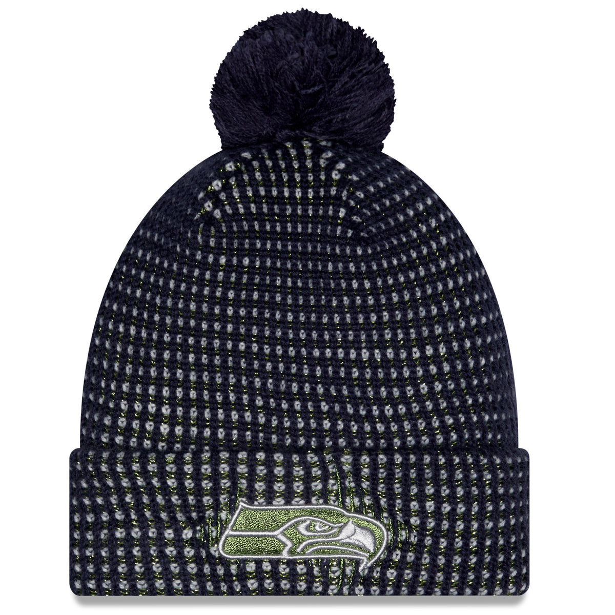 Seahawks 2026 Official Rivalry Cuffed Knit Pom Beanie