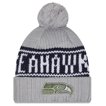 Women's Seahawks 2026 Official Rivalry Cuffed Knit Pom Beanie