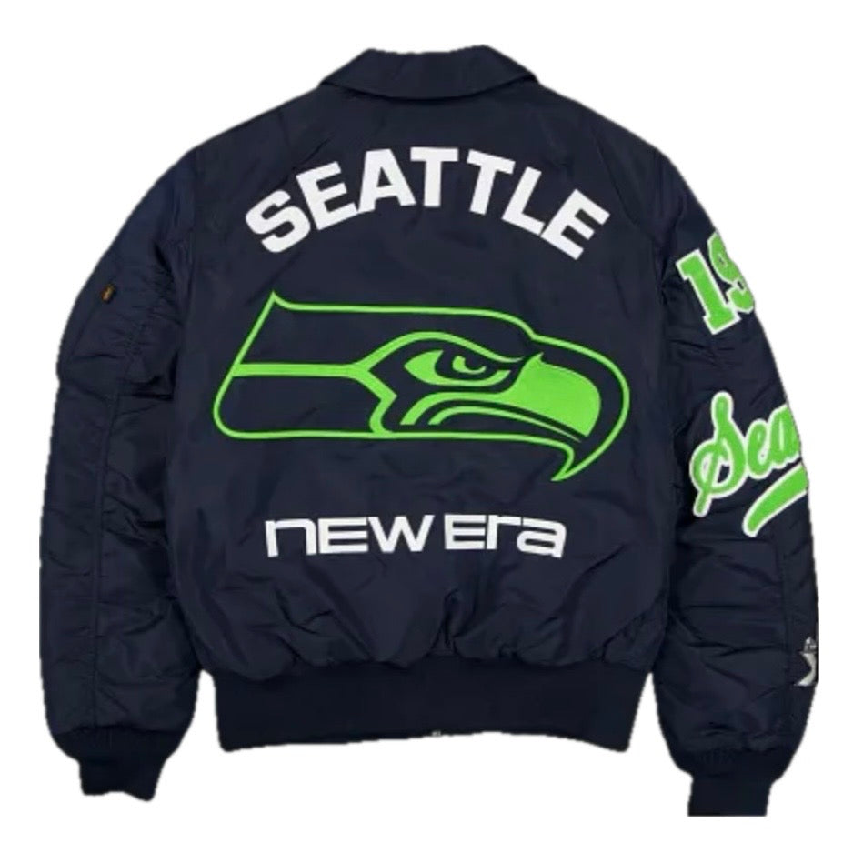 Seahawks New Era Alpha Industrees Jacket