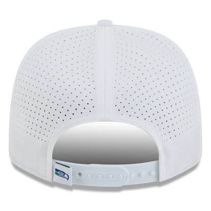 Seahawks Retro White Performance Stretch-Snap Hat