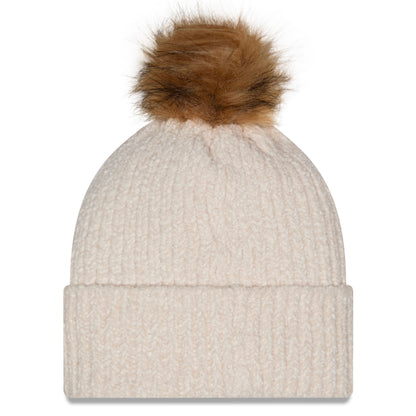 Women’s Seahawks Frosty White Cuffed Knit Pom Beanie