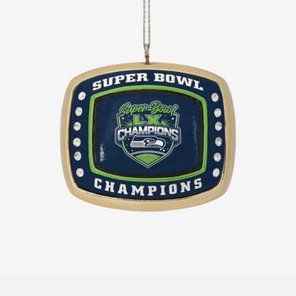 Seahawks Super Bowl LX “The Ring” Ornament