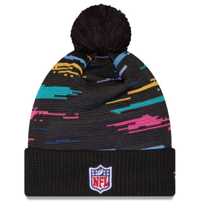Women's Seahawks 2026 Sideline Crucial Catch Pom Cuff-Knit Beanie