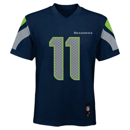 Youth Seahawks “Smith-Njigba 11” Navy Game Jersey