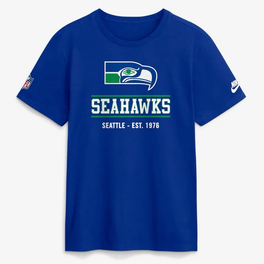 Seahawks DRI-FIT Retro Sideline Dri-Fit Royal Tee