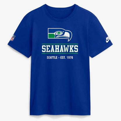 Seahawks DRI-FIT Retro Sideline Dri-Fit Royal Tee