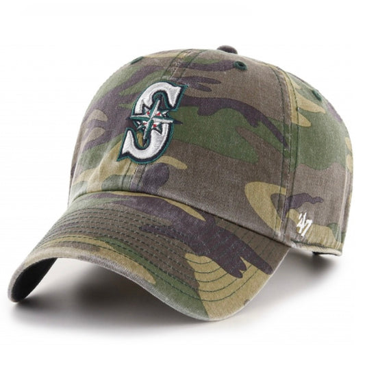 Mariners Camo Clean Up Hat