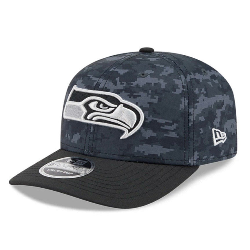 Seahawks 2026 Sideline Salute To Service Stretch-Snap Hat