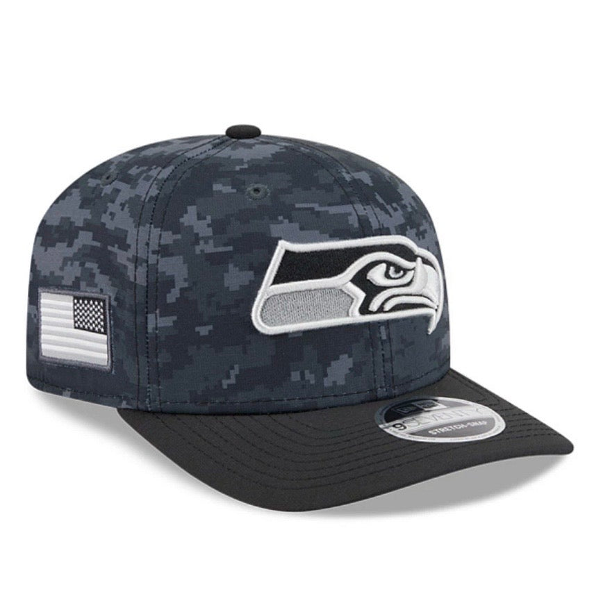 Seahawks 2026 Sideline Salute To Service Stretch-Snap Hat