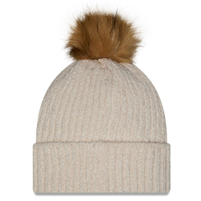 Women’s Seahawks Retro Frosty White Cuffed Knit Pom Beanie