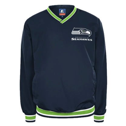 Seahawks “Fan 12” Navy Starter Pullover Jacket