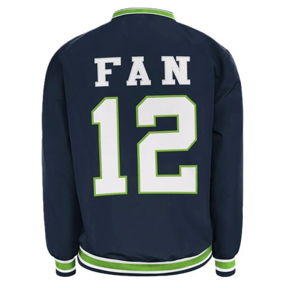 Seahawks “Fan 12” Navy Starter Pullover Jacket