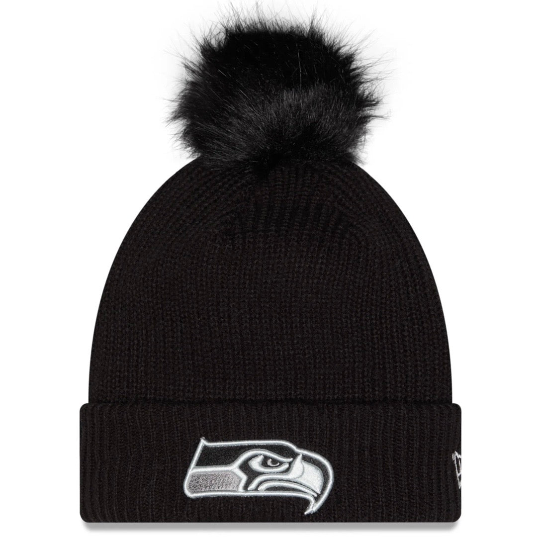 Women’s Seahawks 2026 Salute To Service Cuffed Knit Pom Beanie