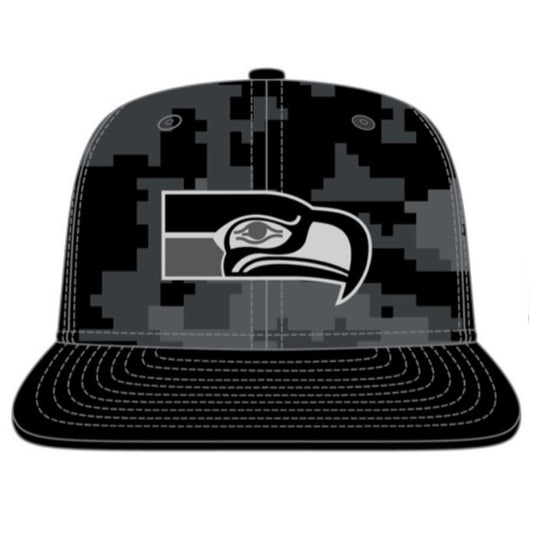 Seahawks 2026 Retro Sideline Salute To Service Snapback Hat