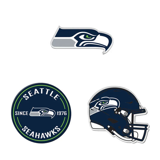 Seahawks Acrylic Magnet 3-Pack