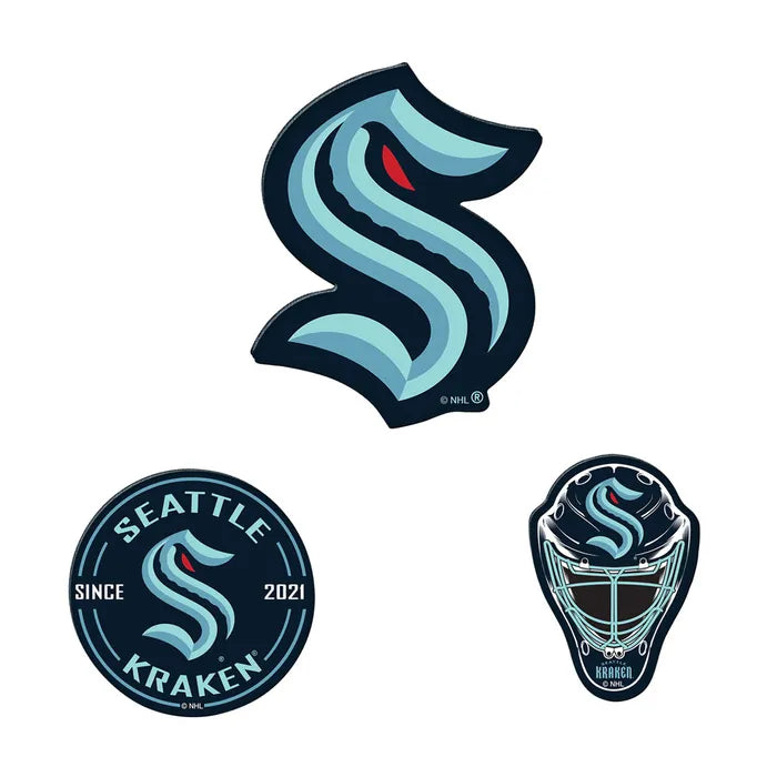 Kraken Acrylic Magnet 3-Pack