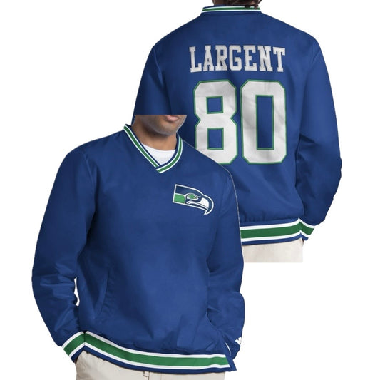 Seahawks “Largent 80” Retro Starter Pullover Jacket