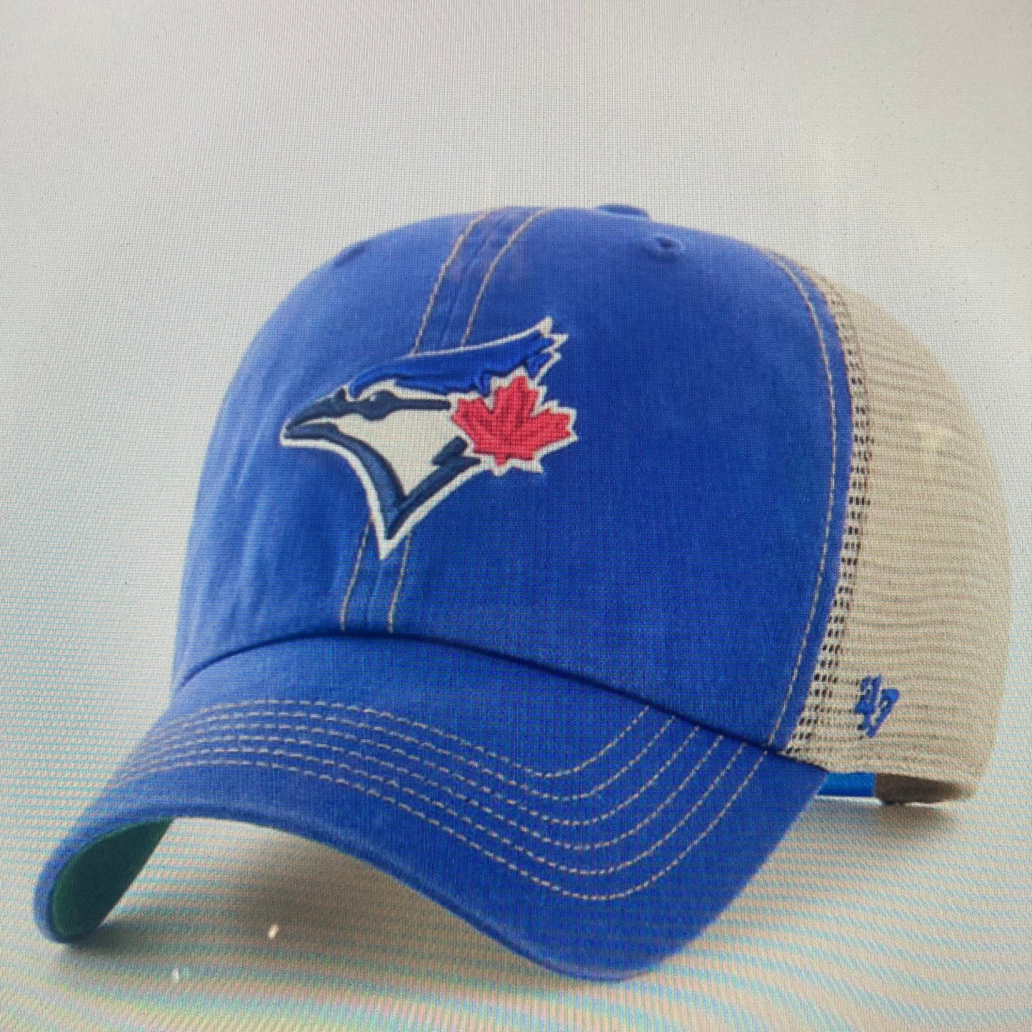 Blue Jays Trawler Mesh Snapback Hat