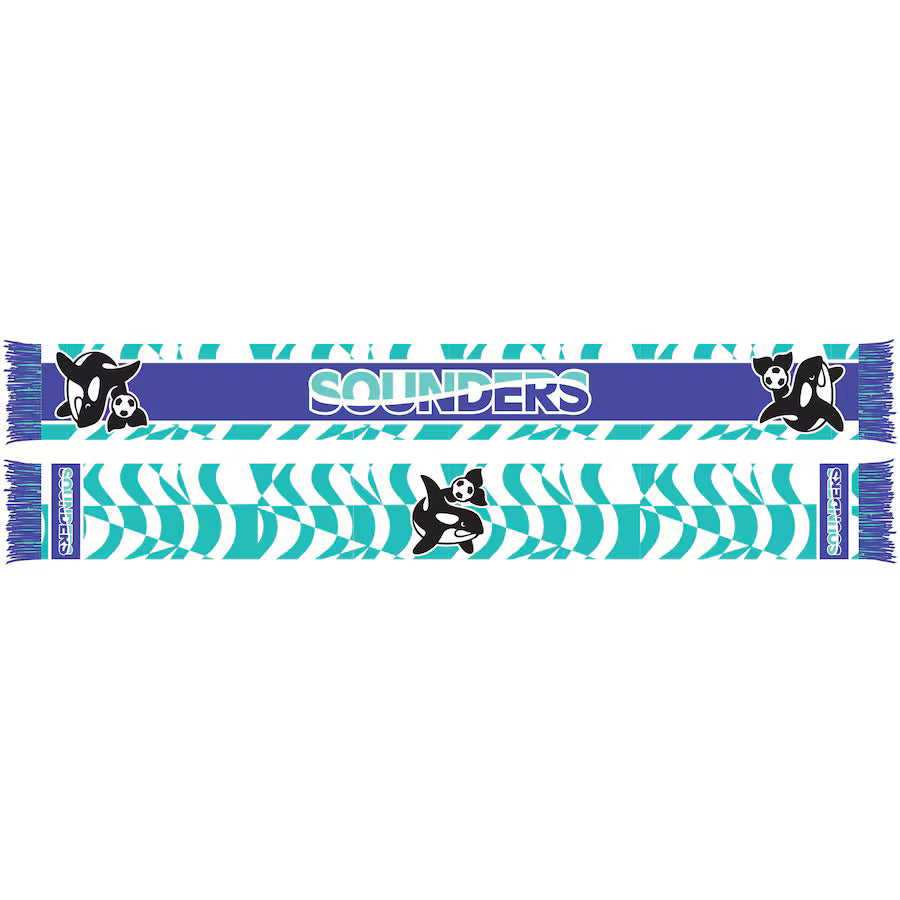 Sounders 2025 Orca Kit Primary Scarf