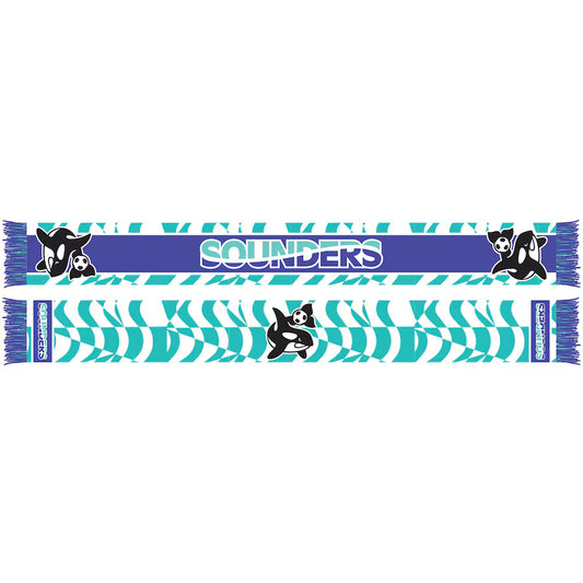 Sounders 2025 Orca Kit Primary Scarf