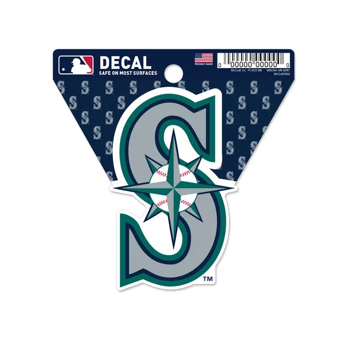 Mariners S Logo Color 3x4 Decal
