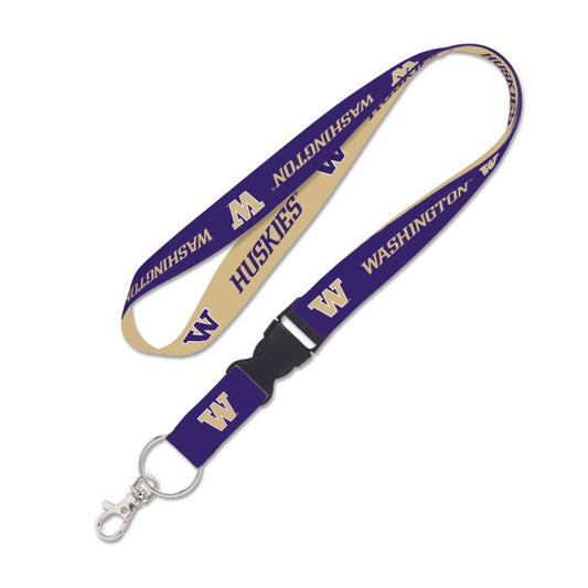 UW Huskies 2-Tone Buckle Lanyard