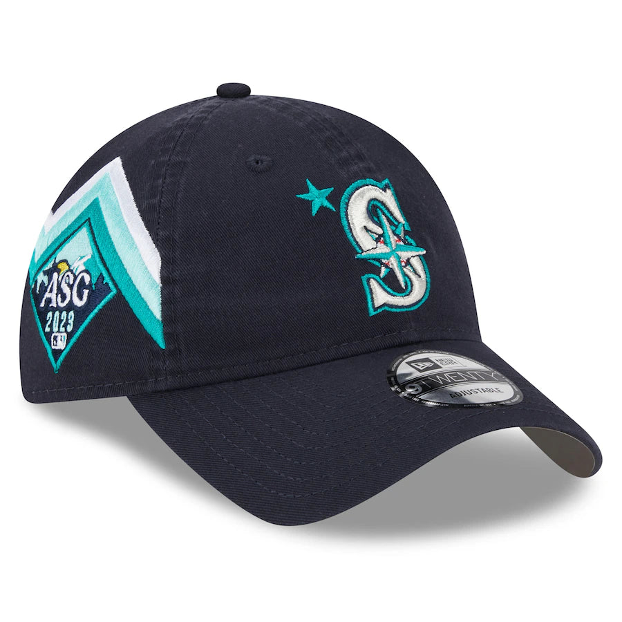 Mariners Navy 2023 MLB All-Star Game On-Field Workout 9TWENTY Adjustable Hat
