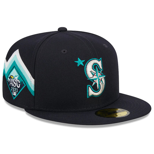 Mariners Navy 2023 MLB All-Star Game On-Field Workout 59FIFTY Fitted Hat