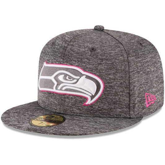 Seahawks 2016 BCA Grey Pink 59Fifty Fitted Hat