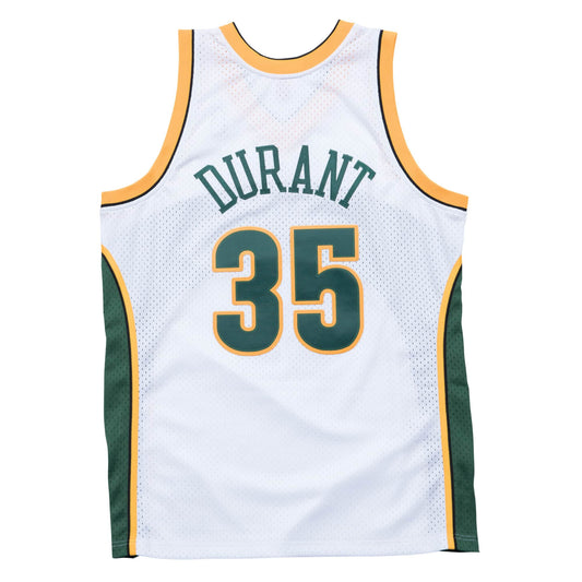 Sonics Kevin Durant 35 Swingman 2007-08 White Jersey