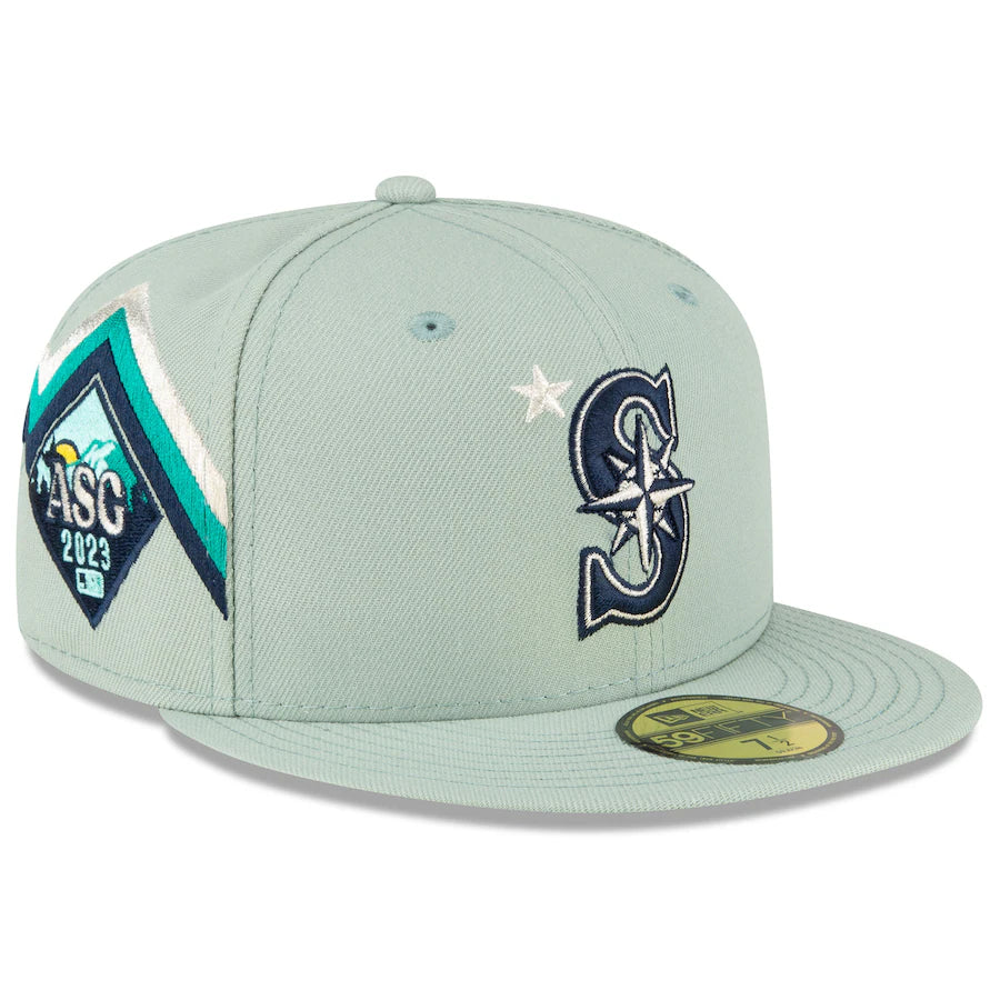 Mariners Evergreen 2023 MLB All-Star Game On-Field 59FIFTY Fitted Hat