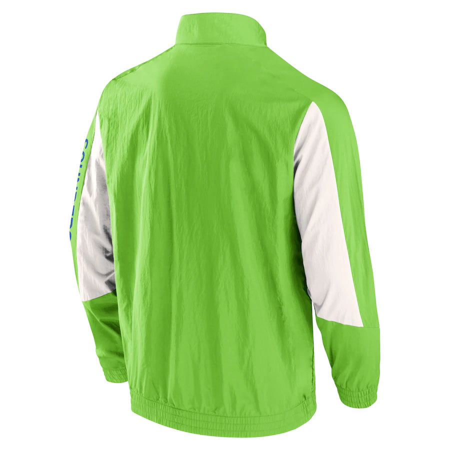 Sounders Rave Green Full-Zip Luxury Windbreaker Jacket