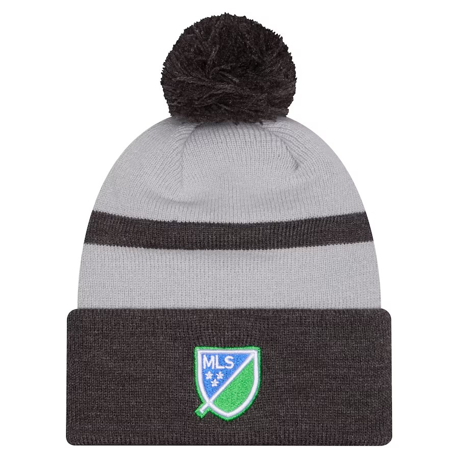 Sounders FC 2025 The Salish Sea Kickoff Pom Cuff Knit Beanie